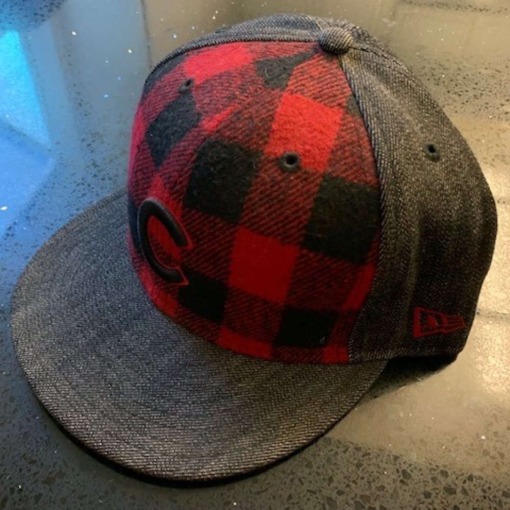 Chicago Cubs New Era 2-Toned 59FIFTY Hat Flannel/Grey (Size 7 3/4 or 61.5cm)